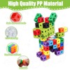 LHOEST Maths Cubes for Kids 119PCS Counting Blocks Maths for