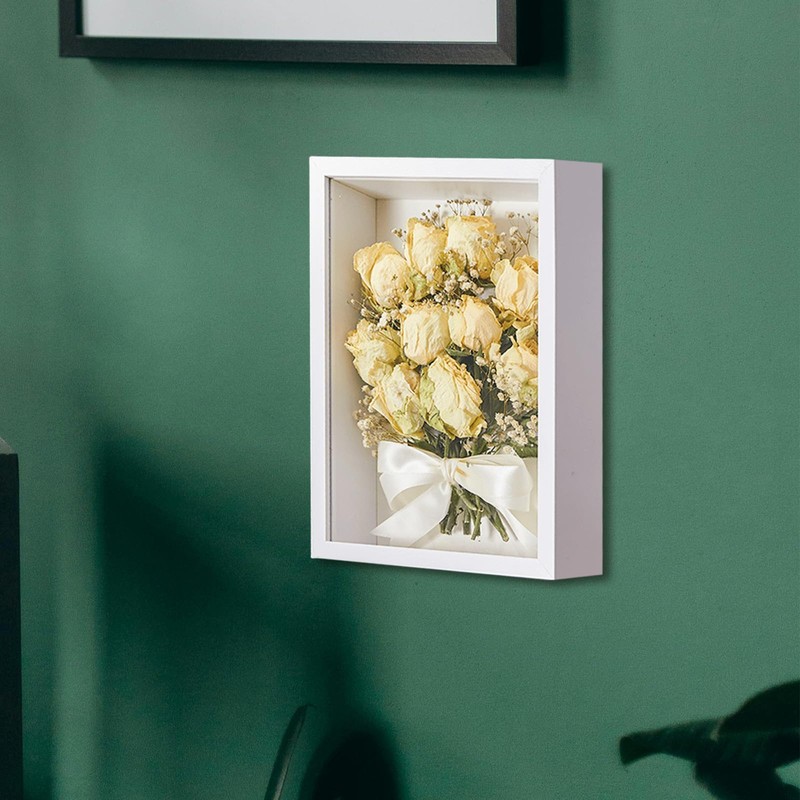 FAVORTALK Box Frames 8X8 3D Shadow Box Deep Square Display