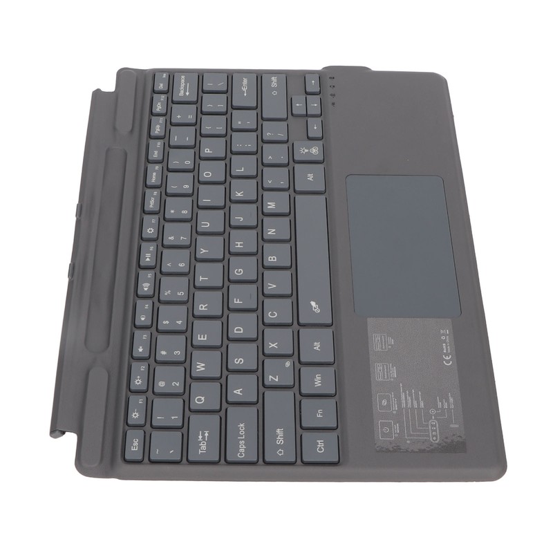 Notebook Bluetooth Wireless Keyboard Ultra Slim Portable with Touchpad Colorful