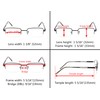 Gr8Sight 4-Pack Half-Rim Reading Glasses For Men and Women With