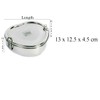 JVL Stainless Steel Single Layer Heart Lunchbox - Small