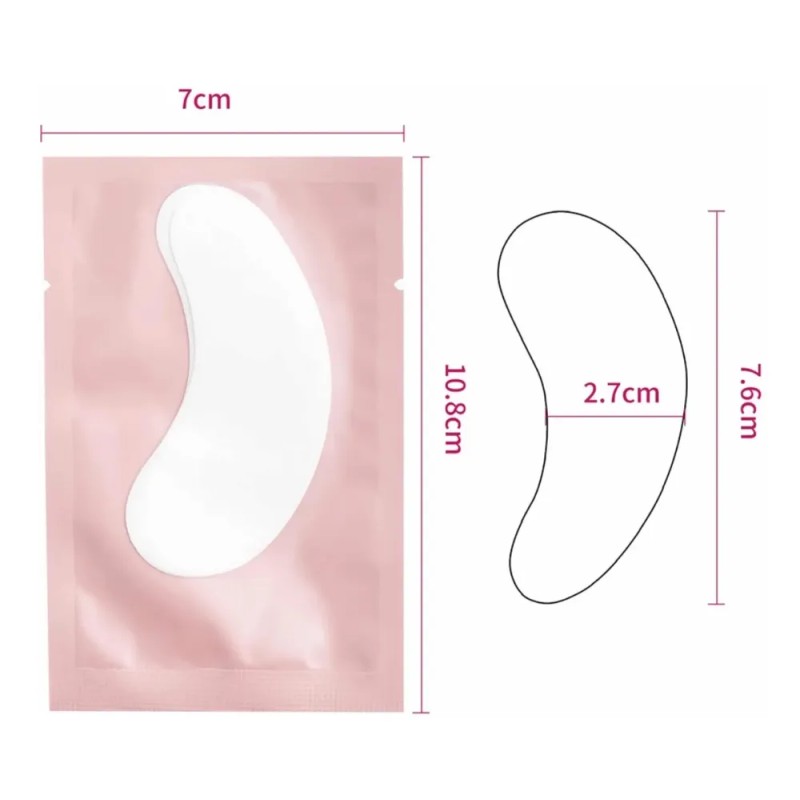 50 Pares De Parches, Hidrogel Para Extensión De Pestañas