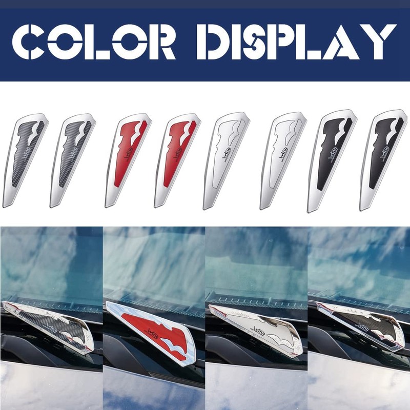 JSCARLIFE - 1 par de limpiaparabrisas de coche (negro)