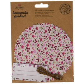 RAYHER 68003000 Decorative Set for Jam Jar Flowers – Individually Packed – 1 Set