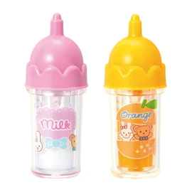 Mell-chan Care Parts, Maho Milk Bottle Set of 2 (2022 Released) Pink