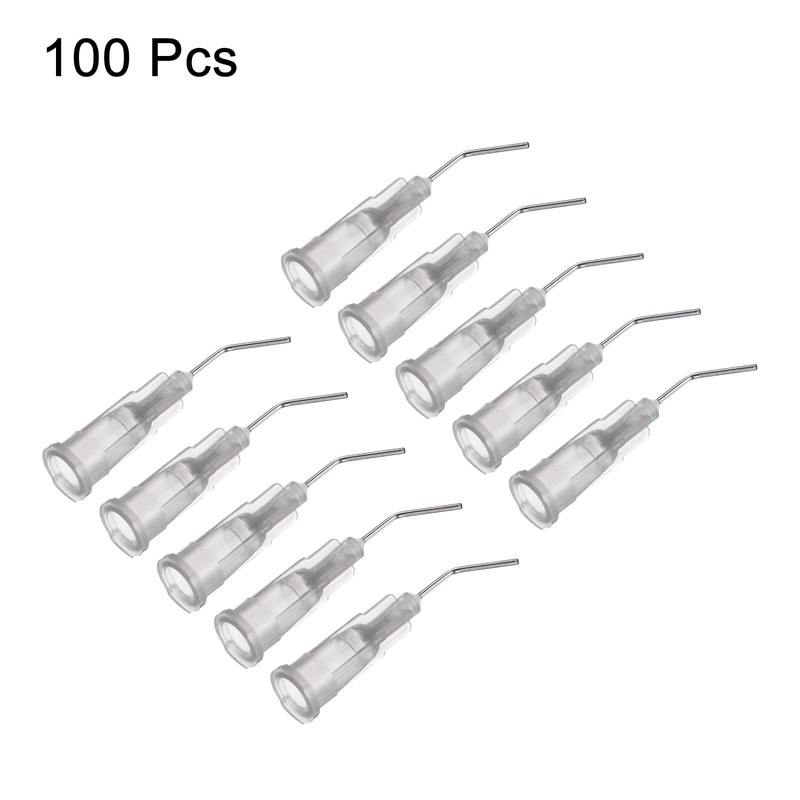 sourcing map 100pcs Blunt Tip Dispensing Needles, 22 Gauge 45