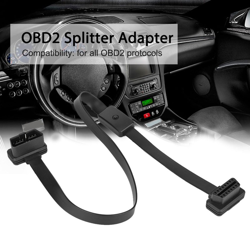 16 Pin Male to Female OBD2 Extension Cable Adapter Connector