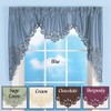 Collections Etc Elegant Cut Out and Embroidered Scroll Window Valance