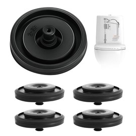 Toilet Fill Valve Seal Replacement Part Compatible with Kohler 83143, Toilet Tank Part Diaphragm Compatible with Fluidmaster 242, 400, 747 Models Toilet Fill Valve, Pack of 5