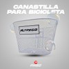 ALTREGO Canastilla Canastilla para Bicicleta R20 Incluye Soportes Blanca