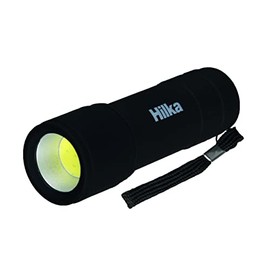 Hilka 82010920 9 LED Rubber Coated Mini Torch Display, Black