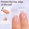 Misssix Puntas De Uñas De Gel Francesas, 150 Piezas De