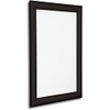 Pack OF 3. New A5 Black Aluminium Snap Frames Click