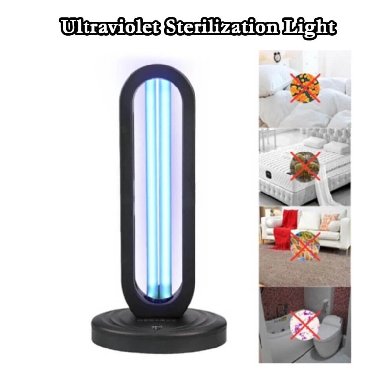 Unbranded 2X Ultraviolet Sterilization Light 38W 110V ABS NEW Household