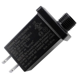 24V 3.6W LED Power Supply - Low Voltage Transformer Class 2, Waterproof IP44 Seasonal Use Driver US Plug Adapter for String Light, Projector Light, Lawn Lamp (1)