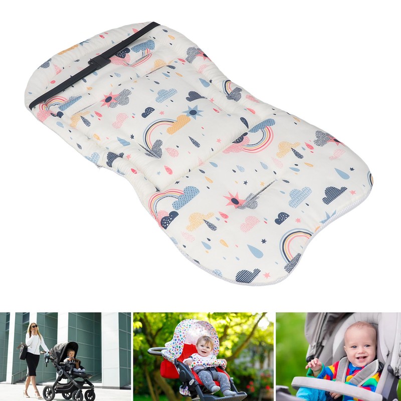 Baby Seat Pad Liner for Stroller Soft Breathable Cotton Universal