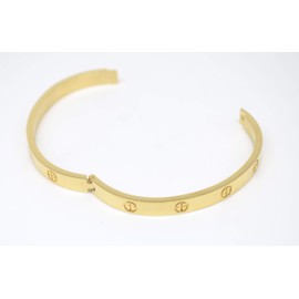 Love Bangle Bracelet for Women, Luxury Gold-Plated Stainless Steel, Simple Style , Stainless Steel