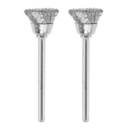 Dremel 442-02 Carbon Steel Brushes (2 Pack), 1/2" Diameter
