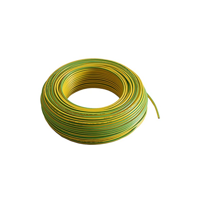 Wire cable, wiring cable, grounding cable, single wire, flexible, PVC