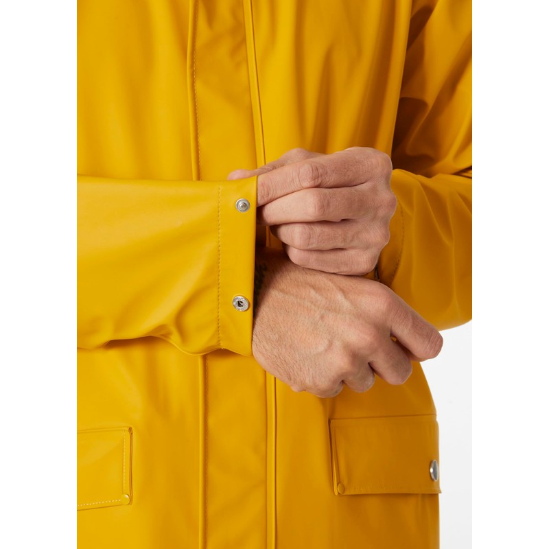 Helly-Hansen Helly Hansen Men's Moss Rain Coat, Essential Yellow, Medium