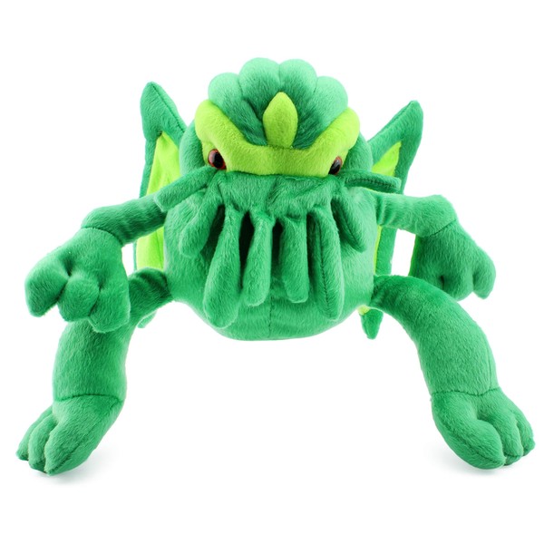 Toy Vault Cthulhu Plush, 12-Inch; Stuffed Horror Monster Toy Based on H.P. Lovecraft’s Weird Fiction, Medium Size