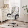 BSYMDH - Funda elástica para silla de computadora, con cierre,