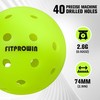 FITPROWIN Sports Outdoor Pickleballs,4/12/36 Pack X-40 Outdoor Pickleball Balls, High
