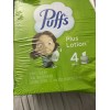 Puffs Plus Lotion 2-Ply Facial Tissues, White, 56 Sheets Per