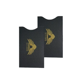 BRELIE RFID Blocking Sleeves- Credit Card Protector, Contactless Security Protector, Protection from Cyber & Identity Theft, Credit Card Sleeves x2 Each Pack