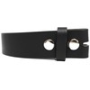 Genuine Leather Press Stud Belt Strap without Buckle. For Interchangeable