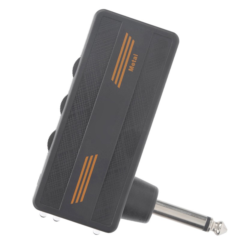 Plug Amp Electric Guitar Headphone Amplifier Chargeable Portable Distortion Effect