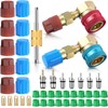 Tandefio R1234yf Adapter R1234yf to R134a Quick Coupler High Low