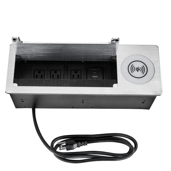 Embedded Desktop outlets, Conference Table Outlet Wireless Charger Fast Charging