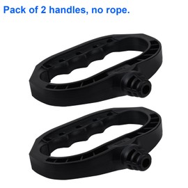 ZLKSKER Gasoline Engine Starter Handle Grip, Recoil Starter Pull Handle for Lawn Mower Generator Trimmer Snowblower, 2pcs