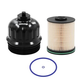 Billet Fuel Filter Housing Cap Compatible with 2017-2019 Chevy/GMC 6.6L L5P Duramax Diesel 134001 2500HD 3500HD (with TP1015 fuel filter)