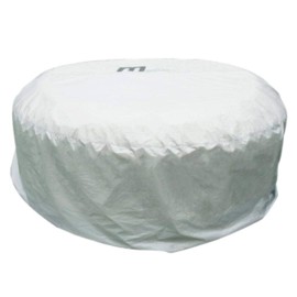 MSpa Overall Inflatable Spa Fits All 6 Bathers Persons Hot Tubs Round Or Square Furniture Patio Cover Large, Grey, 6 BATHERS-215 x 70CM, A-465