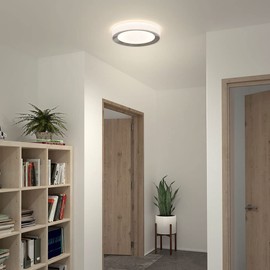 artika Cooper 24W LED 13" Flush Mount Ceiling Light Fixture, White Ideal for Bedroom, Hallway, Kitchen - 1400 Lumens, Tunable White Technology 2700-4500 Kelvin