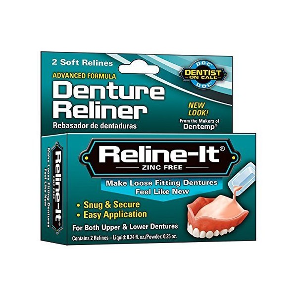 D.O.C. Reline-It Denture Reliner, Advanced, 2 ct. by Doc