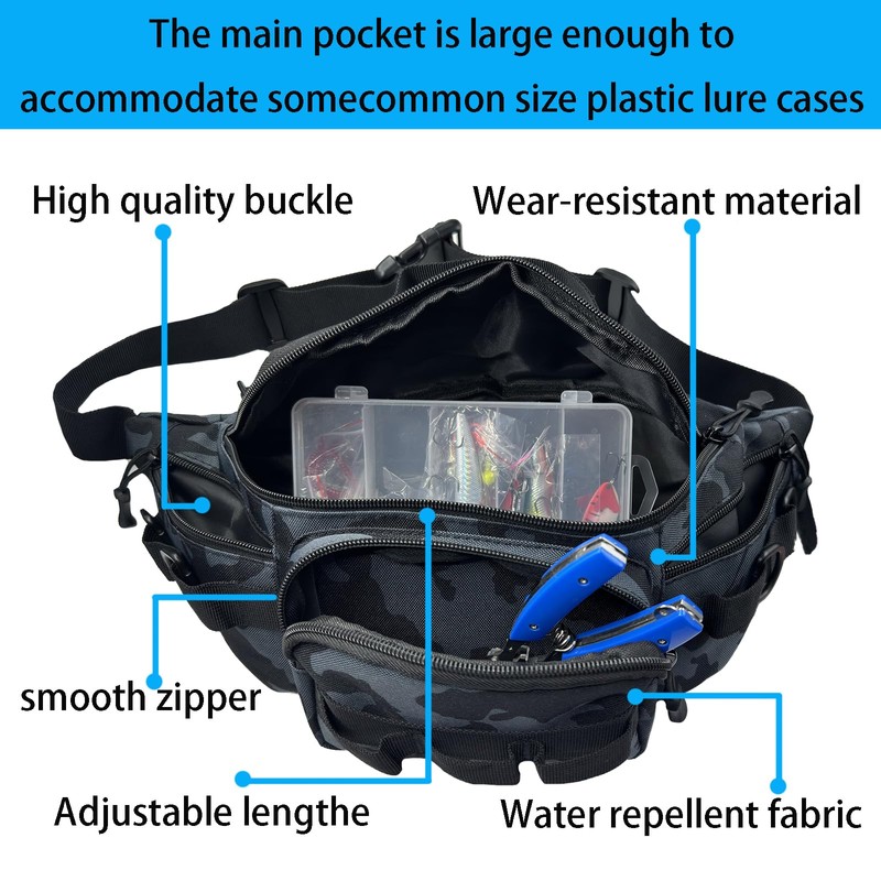 Lingtoolator or men -tactical fanny pack for men, Sports and