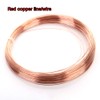 XMRISE Bare Copper Wire Coil Cord Single Solid Copper Wire