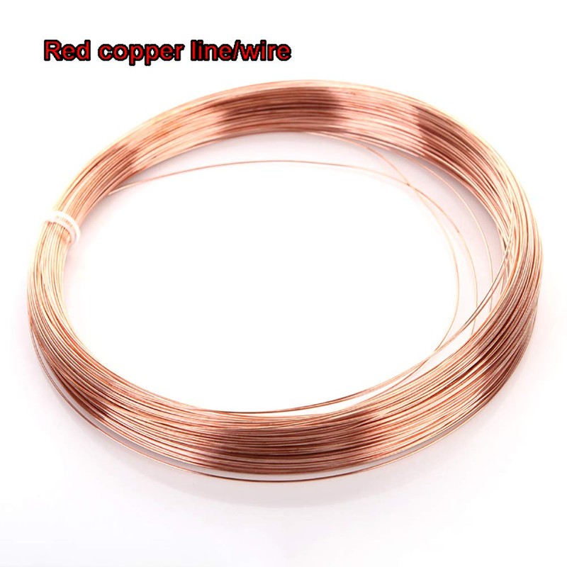 XMRISE Bare Copper Wire Coil Cord Single Solid Copper Wire