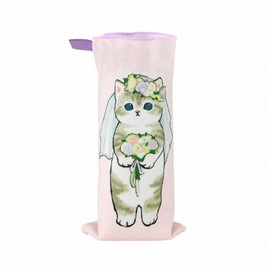 Toa Metal Mofusand Towel Bottle Cover, Wedding Nyan, 53-3053 Pink