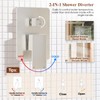 Kurpot Shower System, 12 Inch Bathroom Shower Faucet Set, Brushed