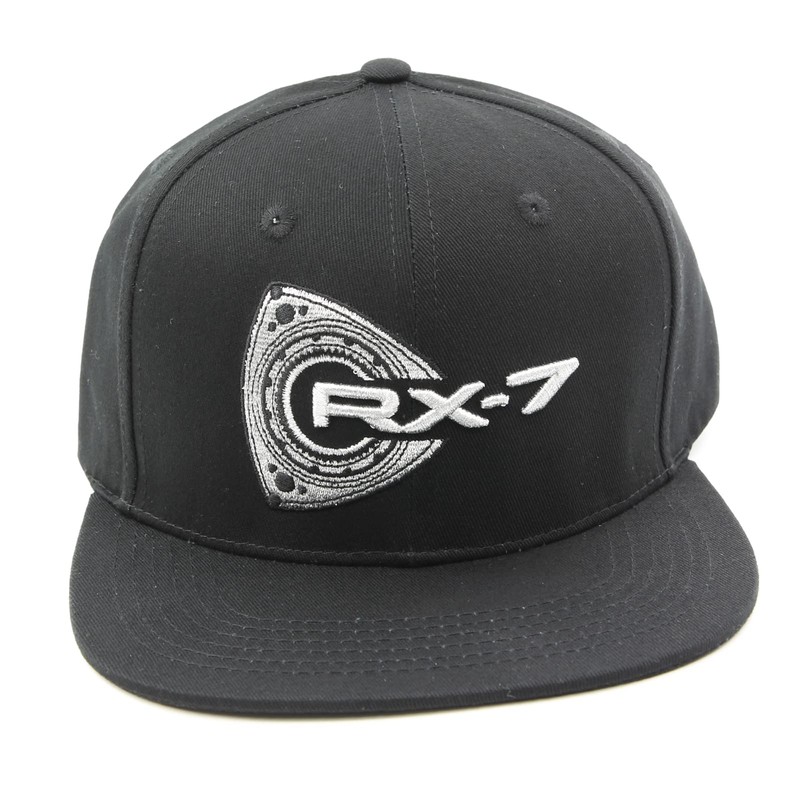 Rotary13B1 RX-7 Baseball Cap - Black Flat Brim