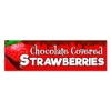 Chocolate Covered Strawberries Vinyl Banner Large - 36x120
