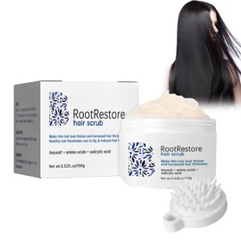Hair Scrub Natural Scalp Exfoliating Hair Scrub Hair Scalp with Comb Scalp Cleanser Gentle Exfoliating Scalp Anti Dandruff Massage Brush Promotes Healthier Hair Growth