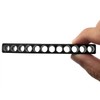 Mutai Screwdriver Bit Holder 10PCS 12 Holes 1/4Inch Black Hex