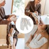 Guantes de Seda Cruda Garshana para Masaje Ayurvédico y Exfoliación