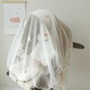 Stroller Wind Shade Breathable Cartoon Pattern Adjustable Universal Mesh Stroller