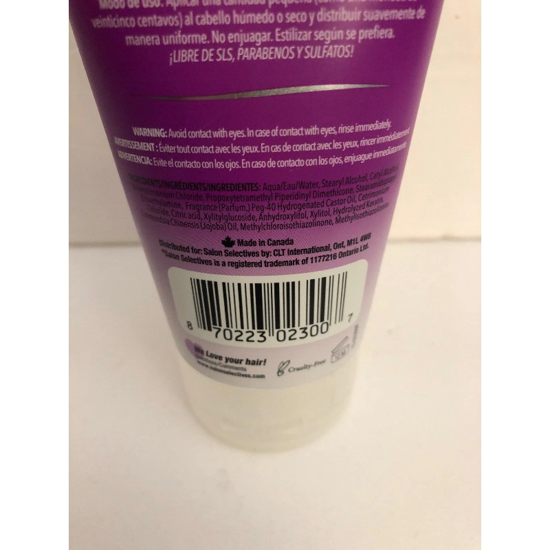 Salon Selectives Hair Treatment Tube,Instant Repair, 4 fl oz-RARE-SHIPS N